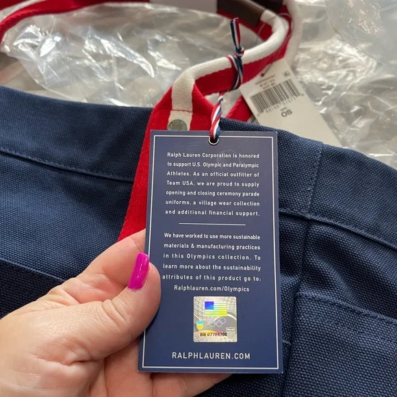 Ralph Lauren polo USA tote